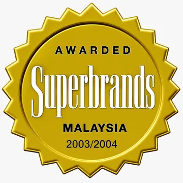 Superbrands Malaysia award badge